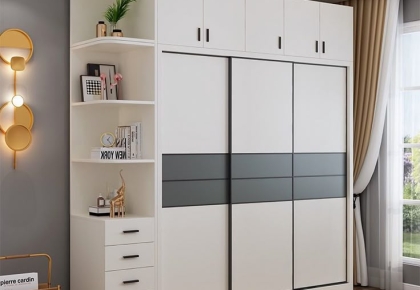Mẫu tủ quần áo cửa lùa tiết kiệm diện tích cho chung cư