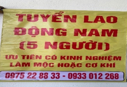 TUYỂN LAO ĐỘNG NAM 