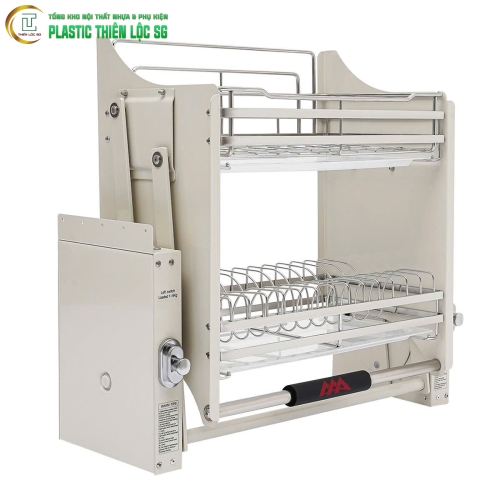 Kệ Nâng hạ bản màu trắng Pro Hardware