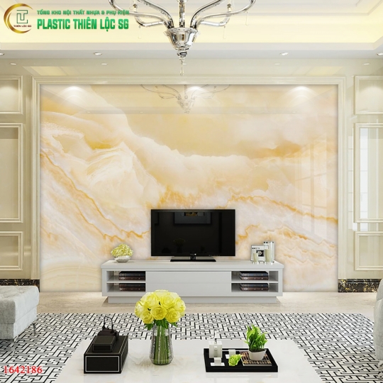 Tranh Vân Đá Ceramic Vách Tivi Tranh Đá Hoa Cương