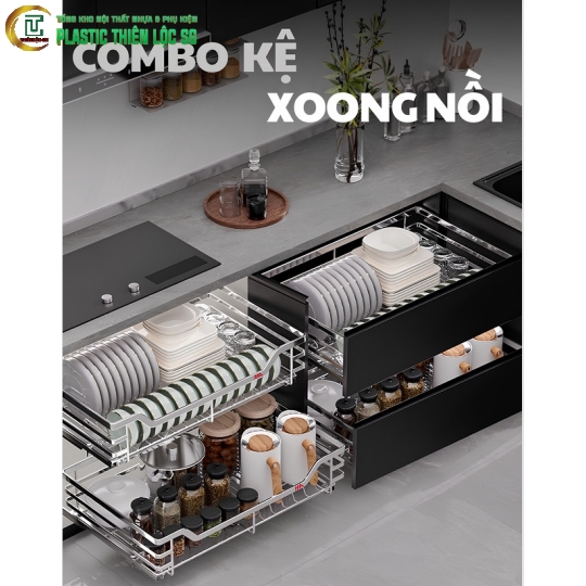 Kệ Xoong nồi và Kệ bát đĩa Pro Hardware