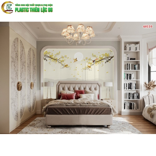 Tranh Vân Đá Ceramic Phòng Ngủ