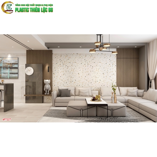 Tranh PVC Vân Đá Ceramic Vách Sofa Vân Đá Hoa Cương