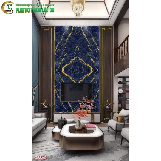 Tranh Vân Đá Ceramic Vách Tivi Vân Đá Đơn Vách Đứng