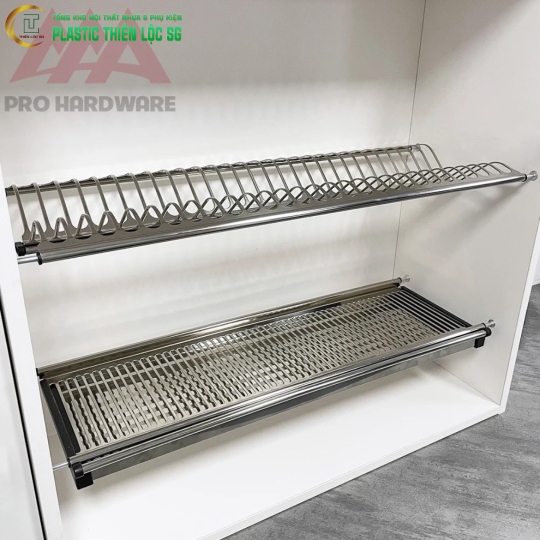 Giá bát đĩa cố định inox Pro Hardware - dạng chữ V